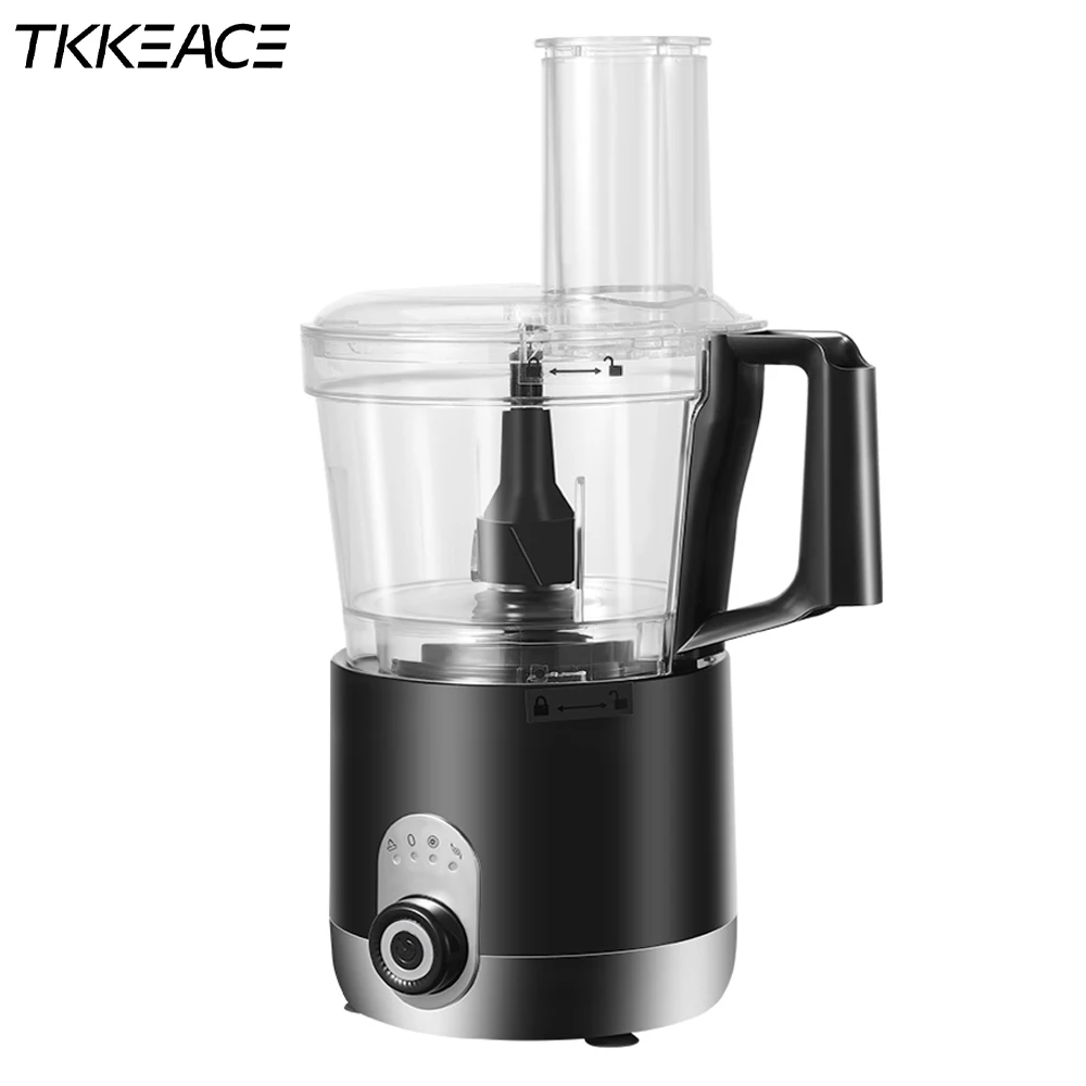 TKKEACE 3-in-1 elektrischer Fleischwolf, Zerkleinern, Schneiden und Orangenmaschine, 1200 ml, Baby-Prozessor, Zerkleinerer, elektrische Fleischwölfe