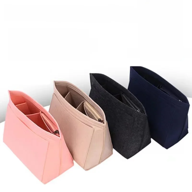 Felt Insert Bag Fits for Longchamp Handbag, Felt Liner Bag, Cloth Makeup Bag, Support Travel,