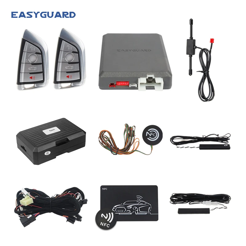 EASYGUARD CAN BUS remote kit fit for E86,E89,E81,E82,E87,E88,E90,E91,E92,E93,E84,E83,E70,E60,E61,E64 plug&play pke car alarm