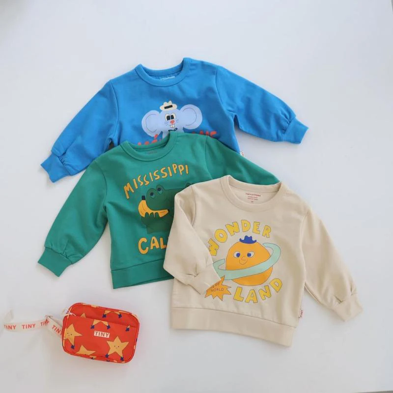 New Autumn Winter Children Clothes Girl Boys Bluey Printing Hoodies Baby Boy Clothes Kids Leisure Jeans Kids Clothing Set