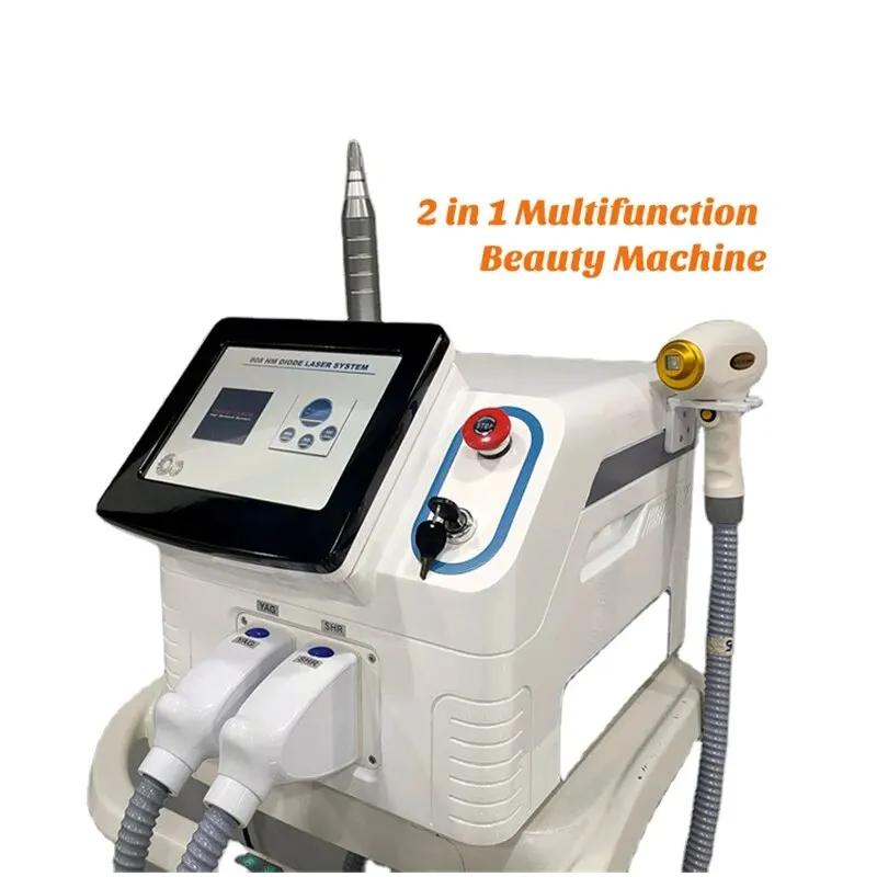 

2023 Professional 2000W 2 in 1 808nm Yag 1064 808 755 Three Wavelength Painless Tattoo Dark Spot Removal Iaser Hair Removal