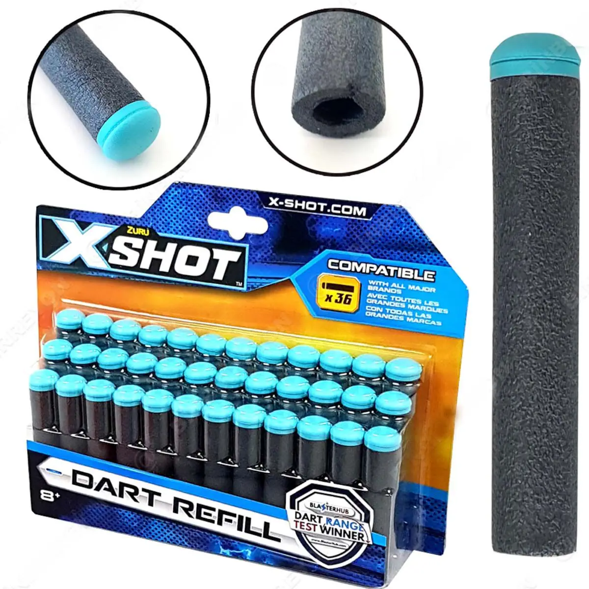 36 PCS For Nerf X Shot Dart Refill Sniper Rifle Darts Bullets - 36 Pack by ZURU