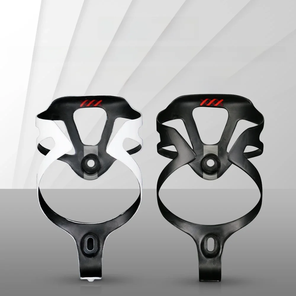 RXL SL Bike Carbon Bottle Cage 20g Uchwyt na butelkę wody UD Matowe czarno-białe karbonowe uchwyty na butelki rowerowe — 2