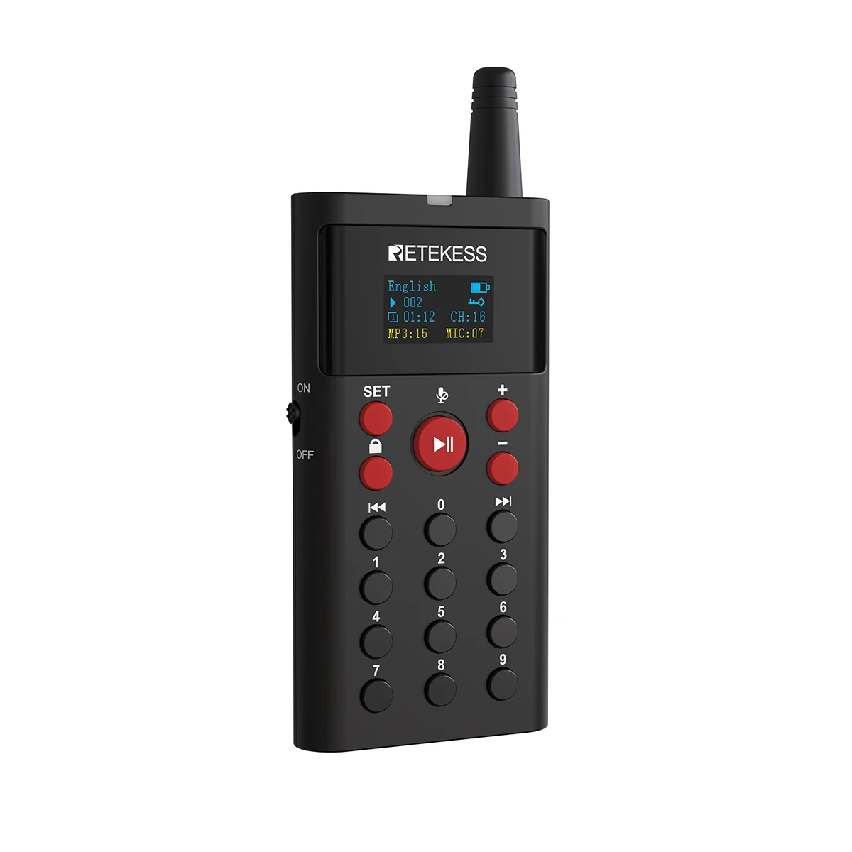 Retekess TT127 Drahtloses Reiseleitersystem Radio-Selbstbedienung On-Demand-GPS-Leitfonsystem für malerische Bereiche Museumskunsttentoonstellung – Detail 16