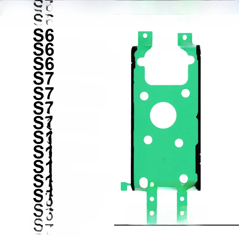 Dla Samsung Galaxy S6 S7 Edge S8 S9 S10 Plus Lite 5G S10E Tylna naklejka Tylna pokrywa Taśma klejąca Wymiana kleju — zdjęcie 2
