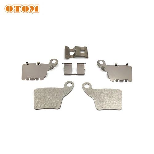 Imagen 2 del producto OTOM-pinzas de freno delanteras y traseras para motocicleta, almohadillas de aislamiento para HONDA Nissin CR125/250R CRF250R/X CRF450R/X