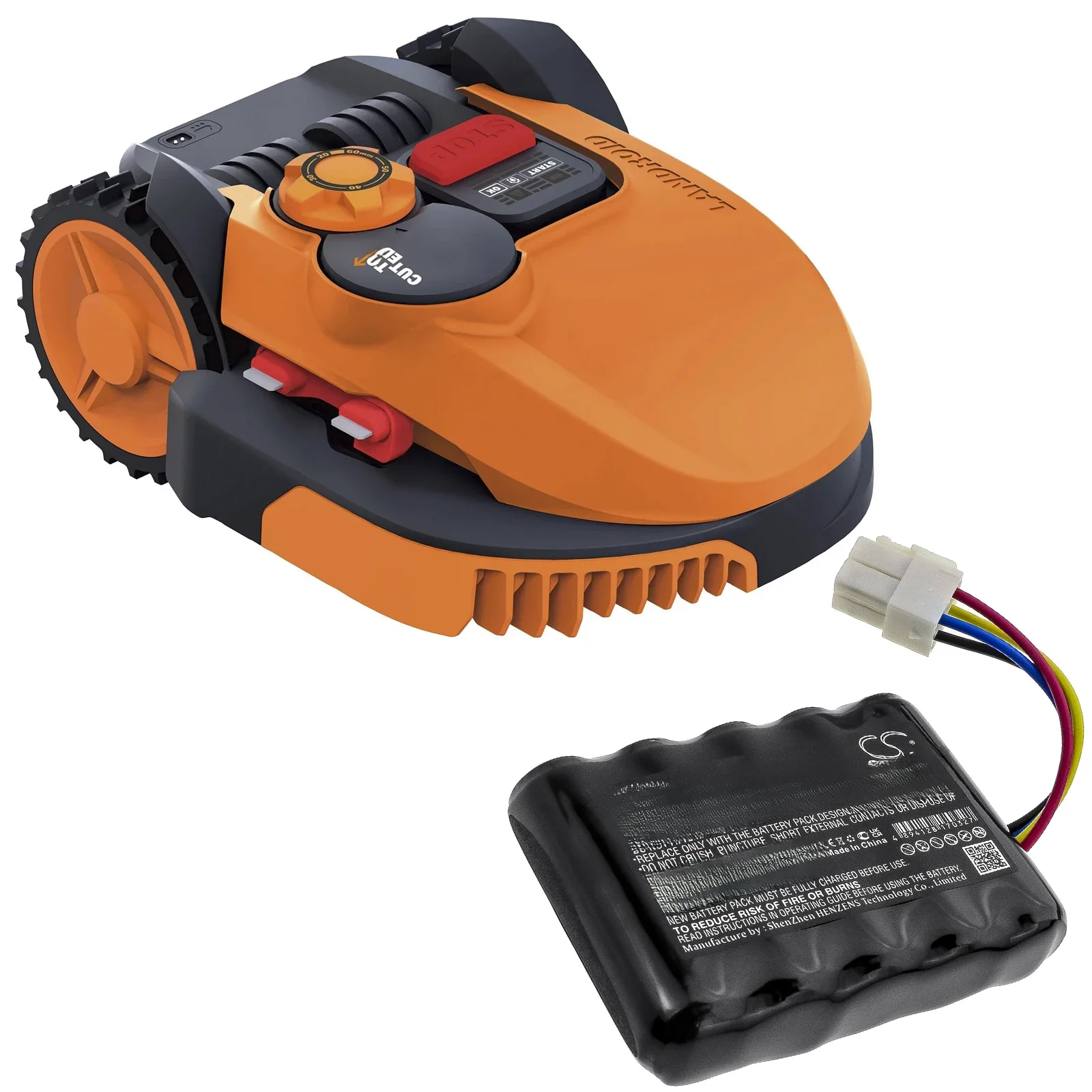 Gardening Tools Battery 20V/2500mAh WA3230,50032492,WA3231,50032774 for Worx Landroid S Basic,S300,S450i,S500i,WR115MI,WR110MI