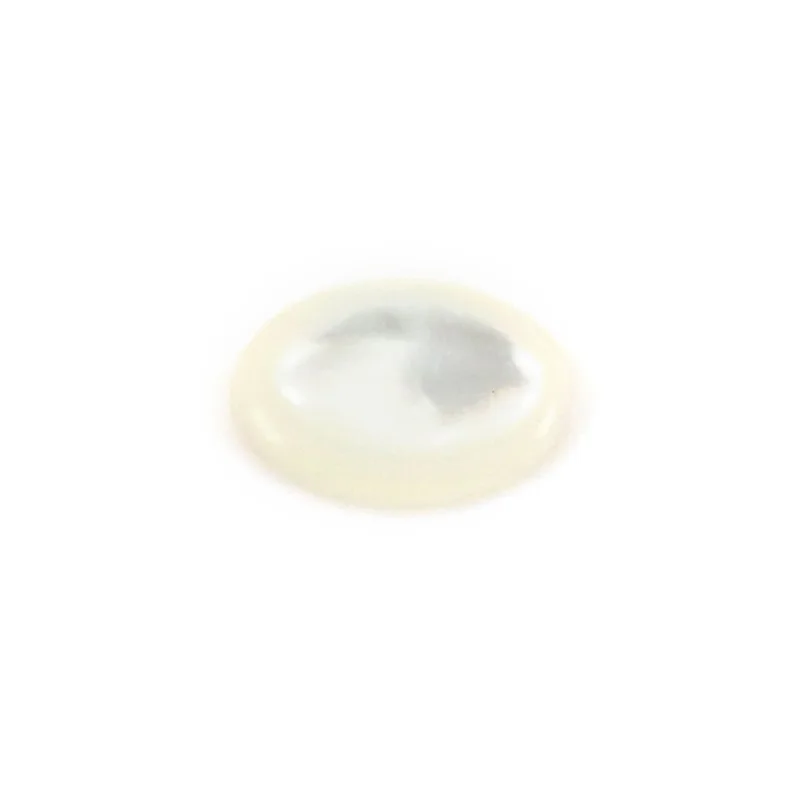 5pcs Natural White Shell Mother Of  Pearl Cabochons Cab Oval 6x8-13x18mm For Jewelry Making Craft Ring DIY Pendant Earrings