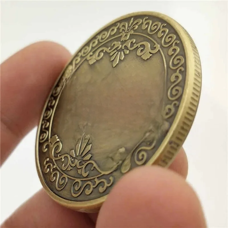 Oui pas de décision pièces de monnaie magiques Collections bonne chance Vintage Antique Bronze souhait pièce porte-bonheur pièces américaines pièces d'or commémoratives