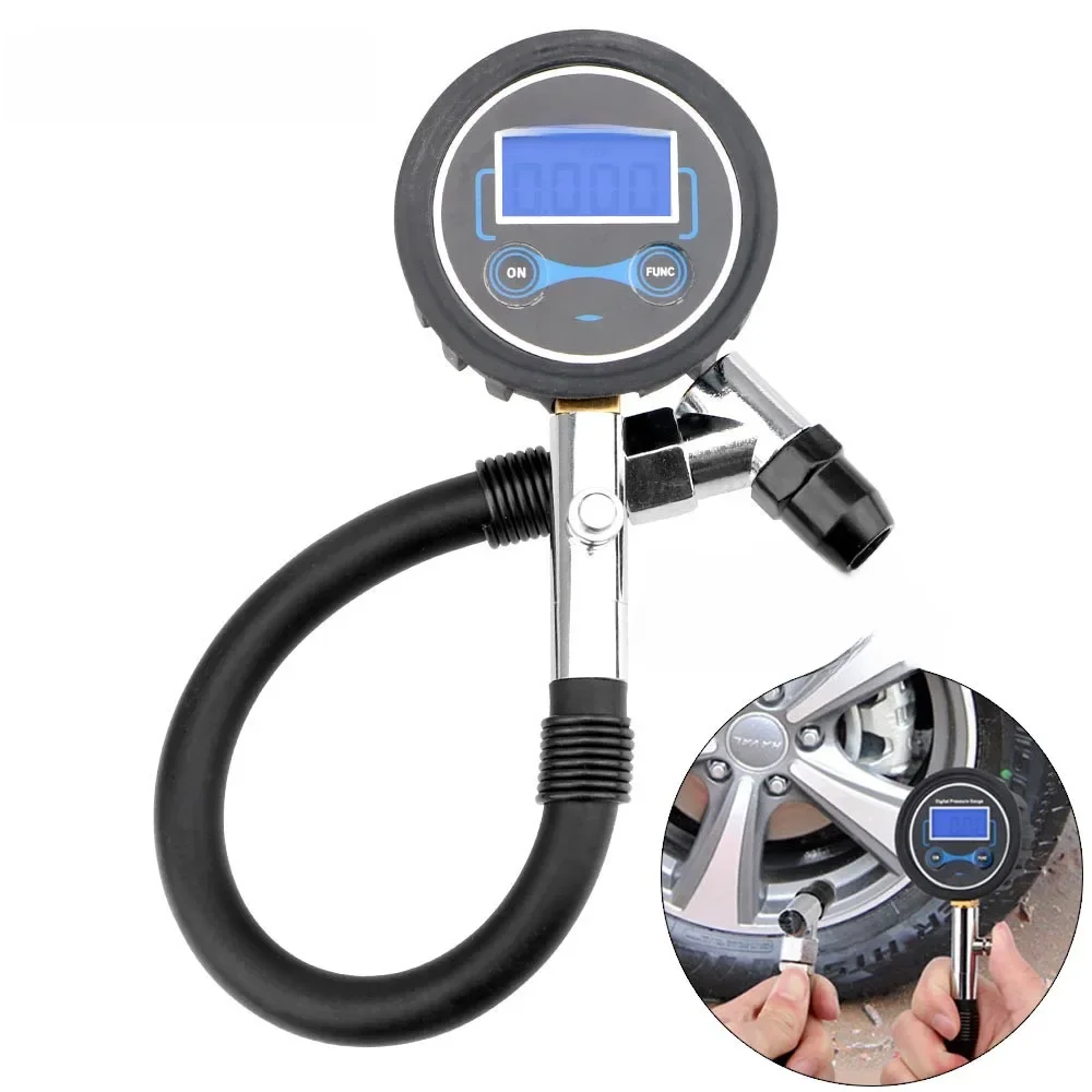 Medidor de pressão de pneus automático lcd digital testador de pneus sistema de monitor de alta