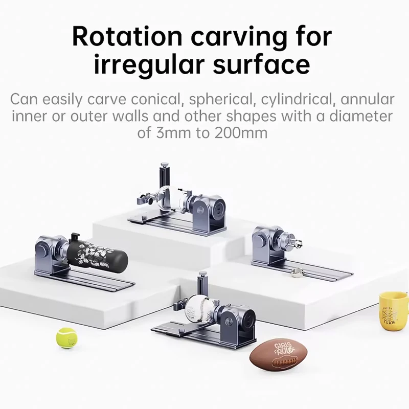 Bluetimes LP4 Laser Engraving Machine for All Material Dual Light Laser Engraver Portable for Metal Wood Plastic Carving