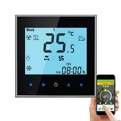 Qiumi Smart Wifi Thermostat Air Conditioning Temperature Controller Works with Alexa Google Home