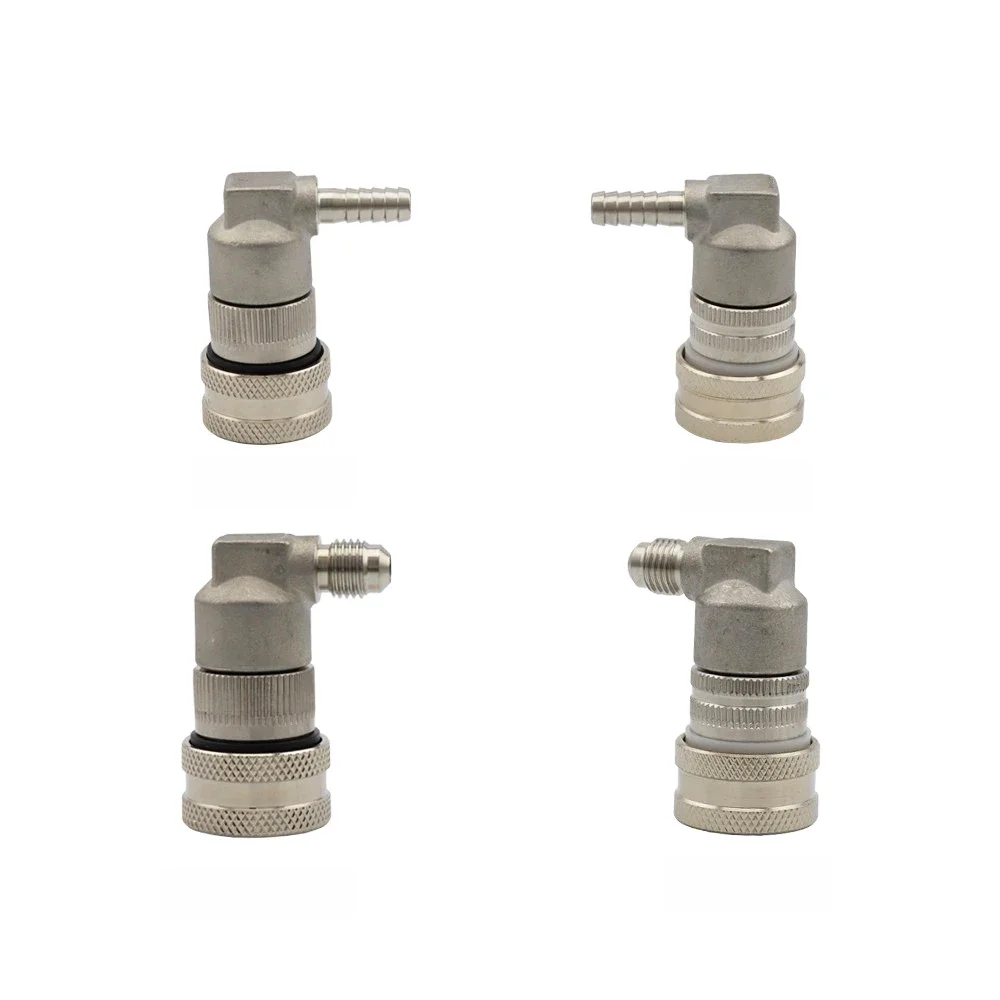 Homebrew Bier Corny Keg Connectors Rvs Ball Lock Disconnect Set, Gas & Liquid Cornelius Keg Fittings - afbeelding 2
