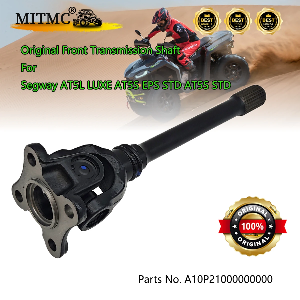 

Original Front Transmission Shaft For Segway AT5L LUXE AT5S EPS STD AT5S STD spare parts A10P21000000000