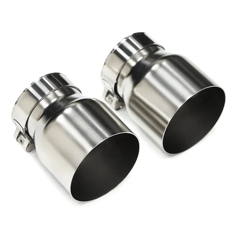 2 teile/los Edelstahl Auspuff Spitze Endrohr Für BMW G22 G26 420i 430i G20 G21 320i 330i Auspuffanlage Slip auf Düse