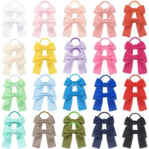 Elastische Haarbänder für Babys, Band, Schwanz, Bögen, Krawatten, Halter, Babyzubehör, Kinder, 14pcs, Großhandel 8 Hauptverkaufshaar Großhandel - №6