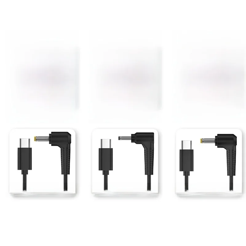 UsbC TypeC do DC5.5x2.5mm 4.0x1.7mm 3.5x1.35mm 12V PD kabel Adapter kabel konwertera wyzwalania dla monitory LCD — zdjęcie produktu 7