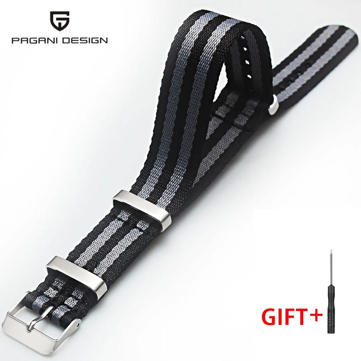 Pagani Design Official Genuine Nylon Strap Men's Strap Width 20Mm Waterproof Sports 10Bar Men's Gift Reloj Hombre