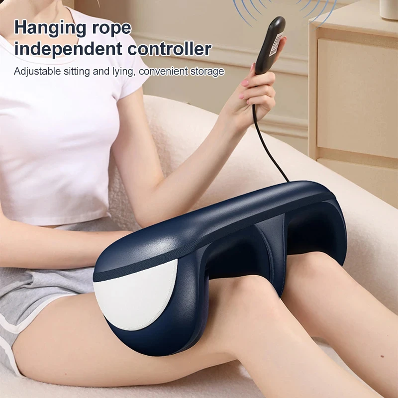 Electric Foot Massager Hot Compression Shiatsu Kneading Leg Roller Muscle Helps Relief Foot Stress Heel Fatigue Massage Relaxing