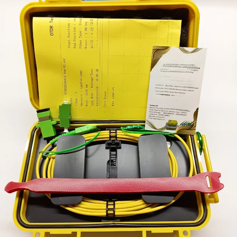 Glasvezel Lancering Kabel Box Otdr Blinde Zone Eliminator Conector De Fibra Optica Apc Upc Fibra Optica Test Verlenging Lijn Ftth - afbeelding 2