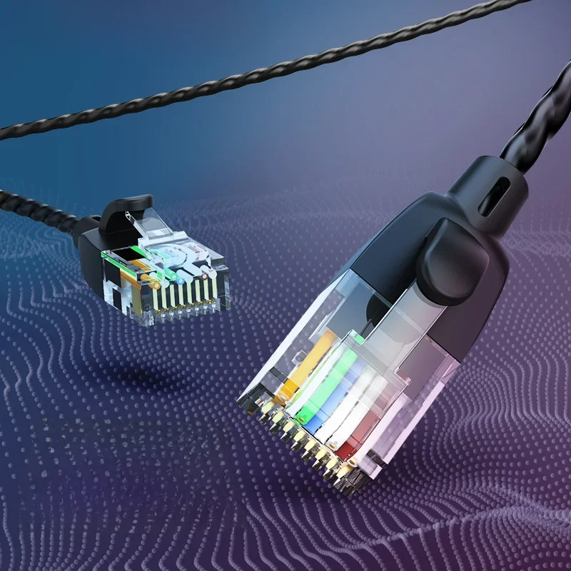 Przewód przedłużający Cat6A kabel Ethernet 10 gb/s przewód Lan UTP RJ 45 Slim kabel krosowy do sieci Ethernet kompatybilny Patch przewód do Router modemu — zdjęcie produktu 7