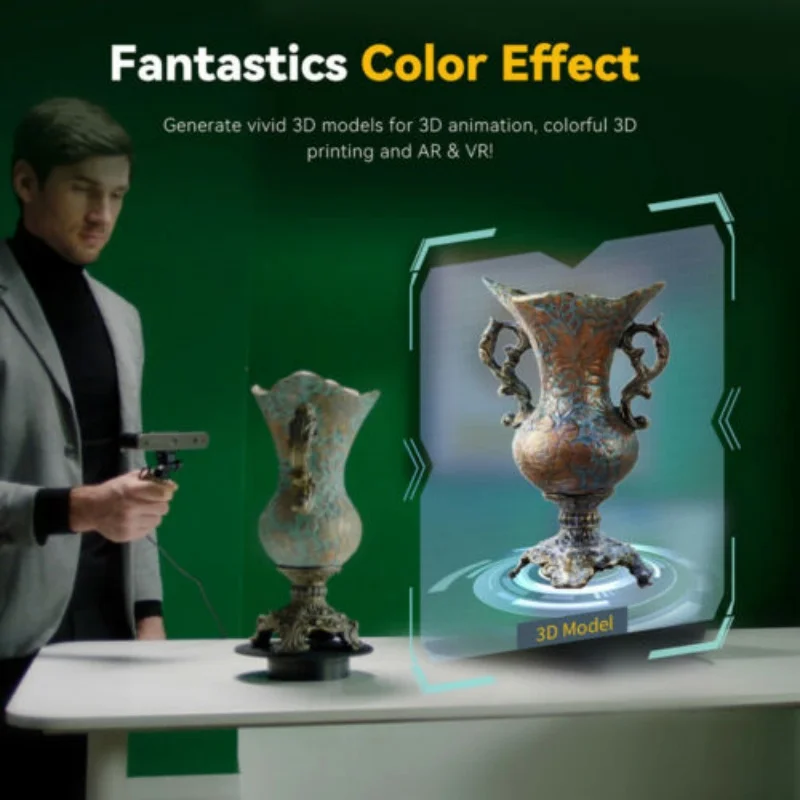 Revopoint POP3 3D Scanner The Handheld 3D Scanner with Dual Axis Turntable- ADVANCED EDITION