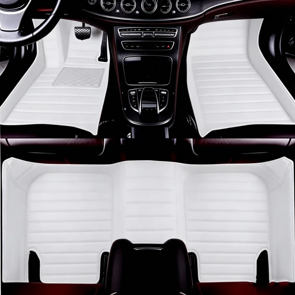 Tapis de sol de luxe sur mesure pour Skoda Kodiaq Ambition NS7 A 2016-2024, 5 places, entièrement enveloppants, imperméables, antidérapants, non toxiques, résistants à l'usure, toutes saisons, durables, tapis de sol de voiture sur mesure, pièces de décoration intérieure