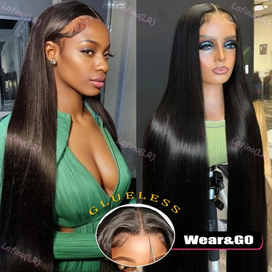 

Glueless HD Straight Lace Frontal Black 5x5 Closure Wig Human Hair Ready to Wear Cheap Wigs on Clearance Sale For Women Choice