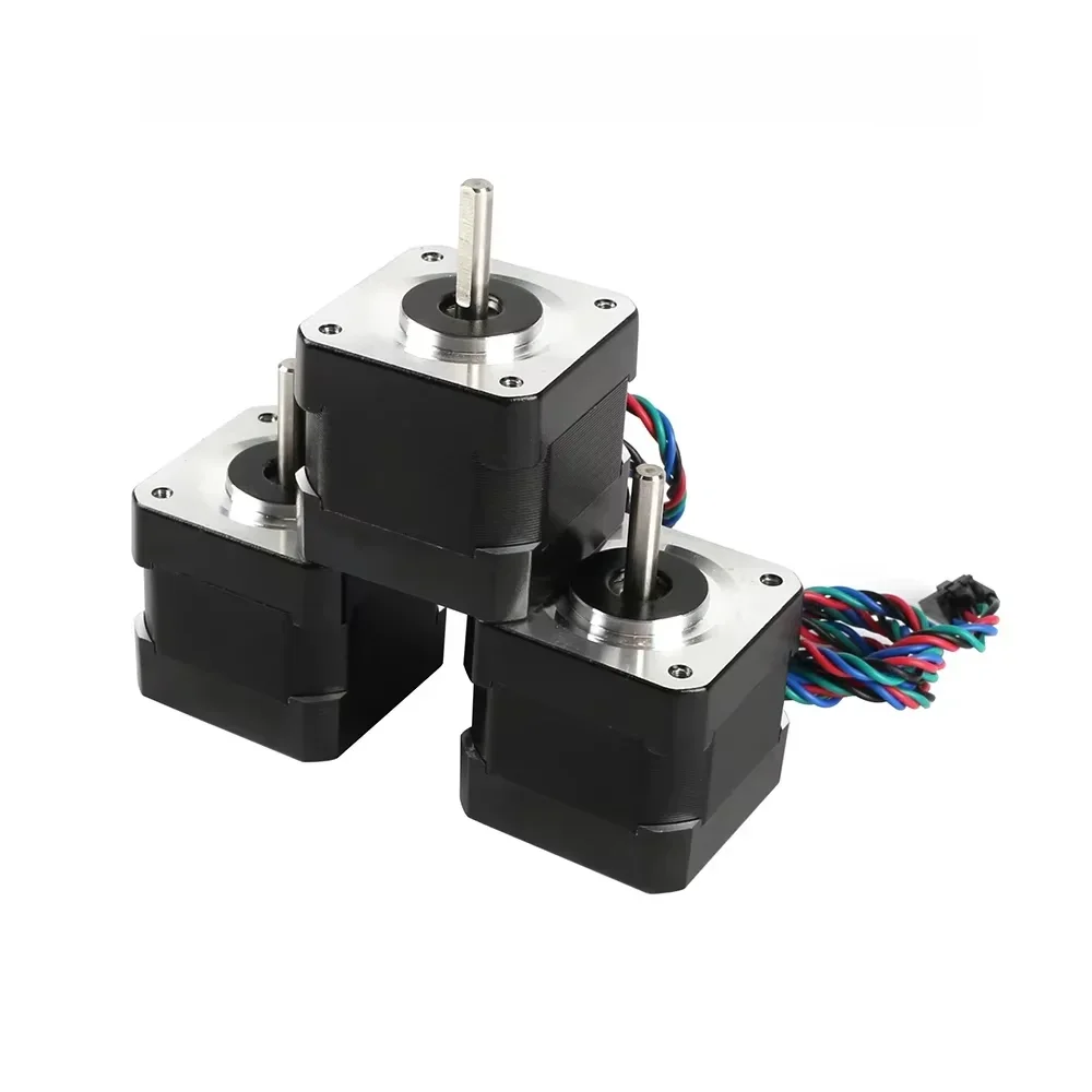 Silnik krokowy NEMA17 42 do ekstrudera, silnik do drukarki 3D, oś X, oś Y, 1.8 stopnia, 1.5A, 2-fazowy, 4-przewodowy, do Prusa I3 MK2 MK3 MK3S — zdjęcie produktu 6