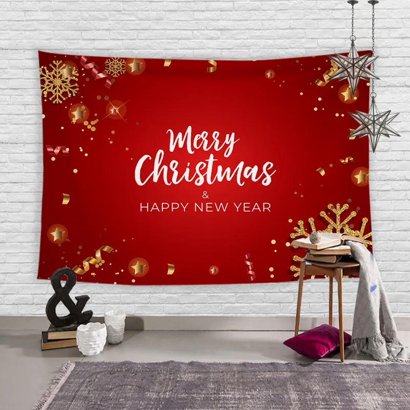 

Christmas tree pine tapestry wall hanging holiday background cloth simple tapestry wall decoration New Year 2025