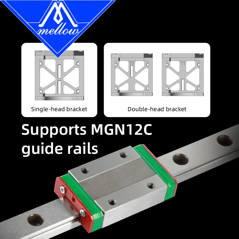 Uchwyt głowicy drukującej Mellow CNC ST/IDEX Vcore4 Vcor4.1 do Goliath Rapido Dragon Hotend VZ Extruder Orbiter LGX Sherpa Drukarki 3D — zdjęcie produktu 4