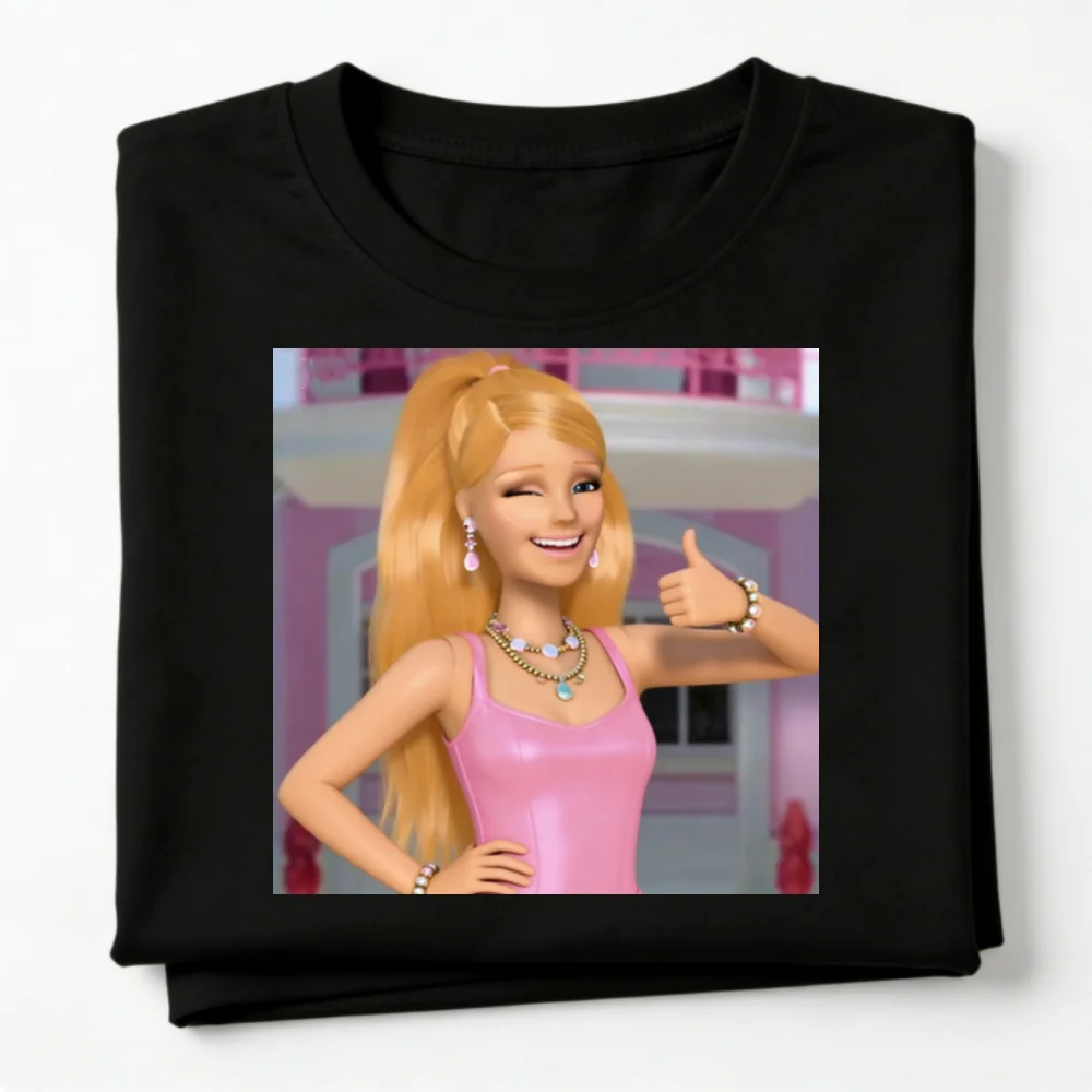 

Playful Expression Printed Oversized T Shirt Loose Fit Casual Graphic Top Soft Cotton Short Sleeve Tee For Women Daily Streetwea