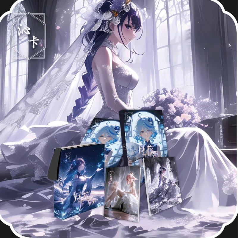 New A6 Acrylic Board Goddess Card YUE XIA HUA YING Hobby Anime Collection Card CCG Game Rare Card LSP Card Toys Gifts