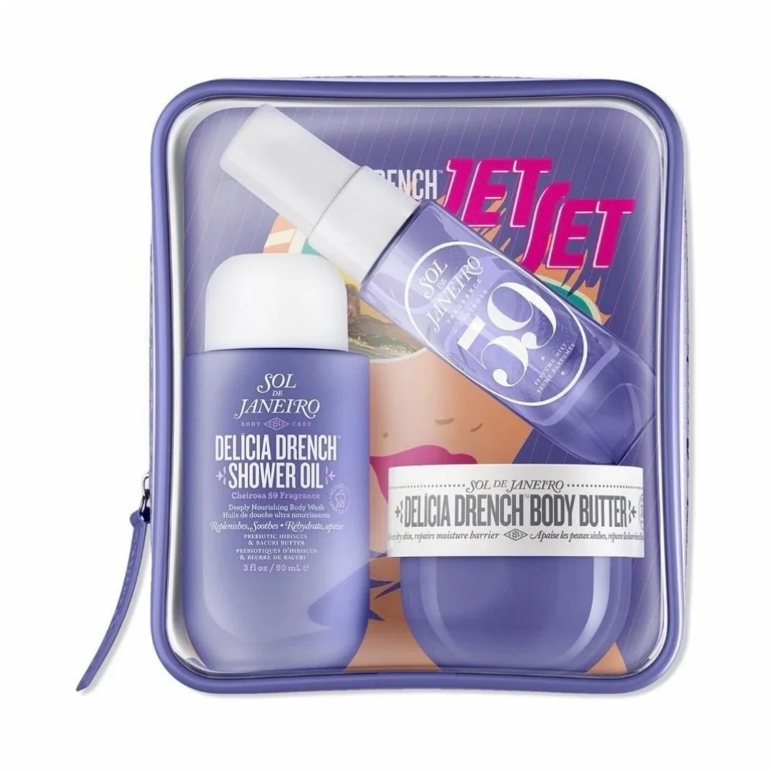 Sol de Janeiro Jet Set 3-Piece Travel Body Care Kit with Body Wash, Elasti-Cream & Cheirosa Mist view 7