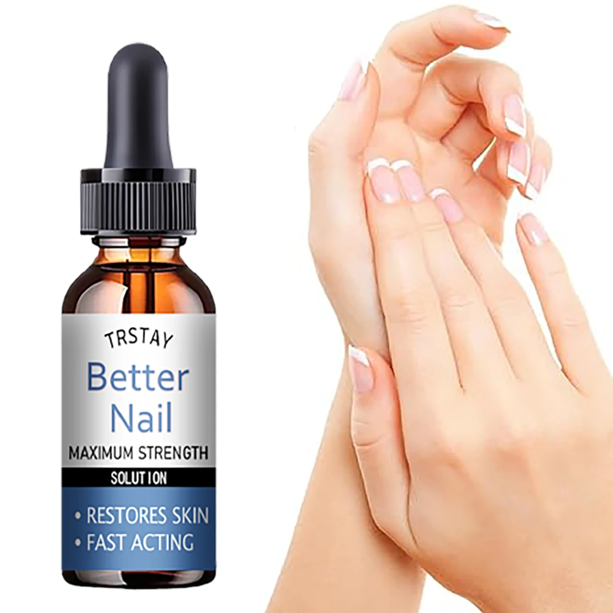زيت مغذي لزوائد الأظافر من TRSTAY 50 مل يغذي ويصلح الأظافر التالفة وترطيبها ويقوي ويضيء العناية بالأظافر