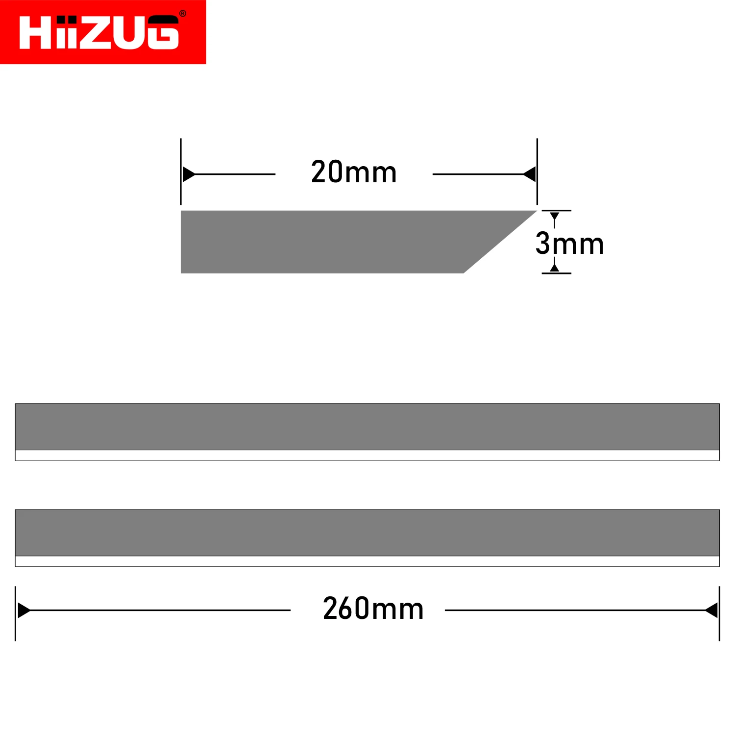 Cuchillas cepilladoras de 260x20x3mm para Metabo HC260C HC260M HC260K DeWALT DW50 DW27300 DW1150 DW511 DW7333, ensambladora espesadora HSS