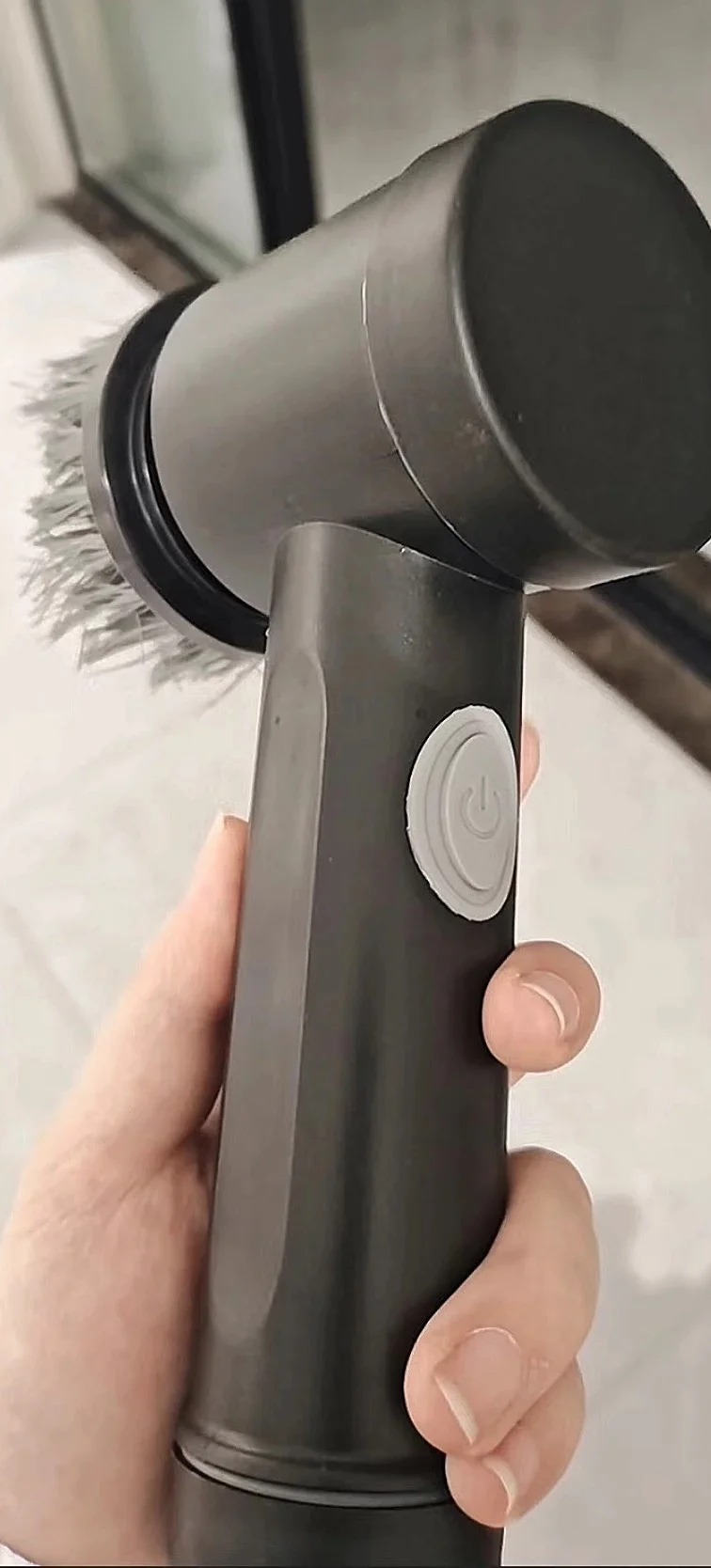 Electric Cleaning Brush Wireless Black High-power Multifunctional Bathroom Waterproof Portable Cleaning Brush Household photo review