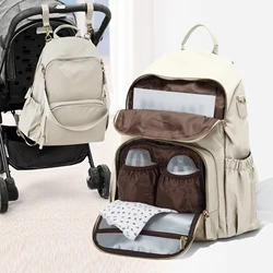 Bolsa de pañales para bebé, mochila de mamá, bolsa de pañales de viaje grande multifunción impermeable, bolso de maternidad