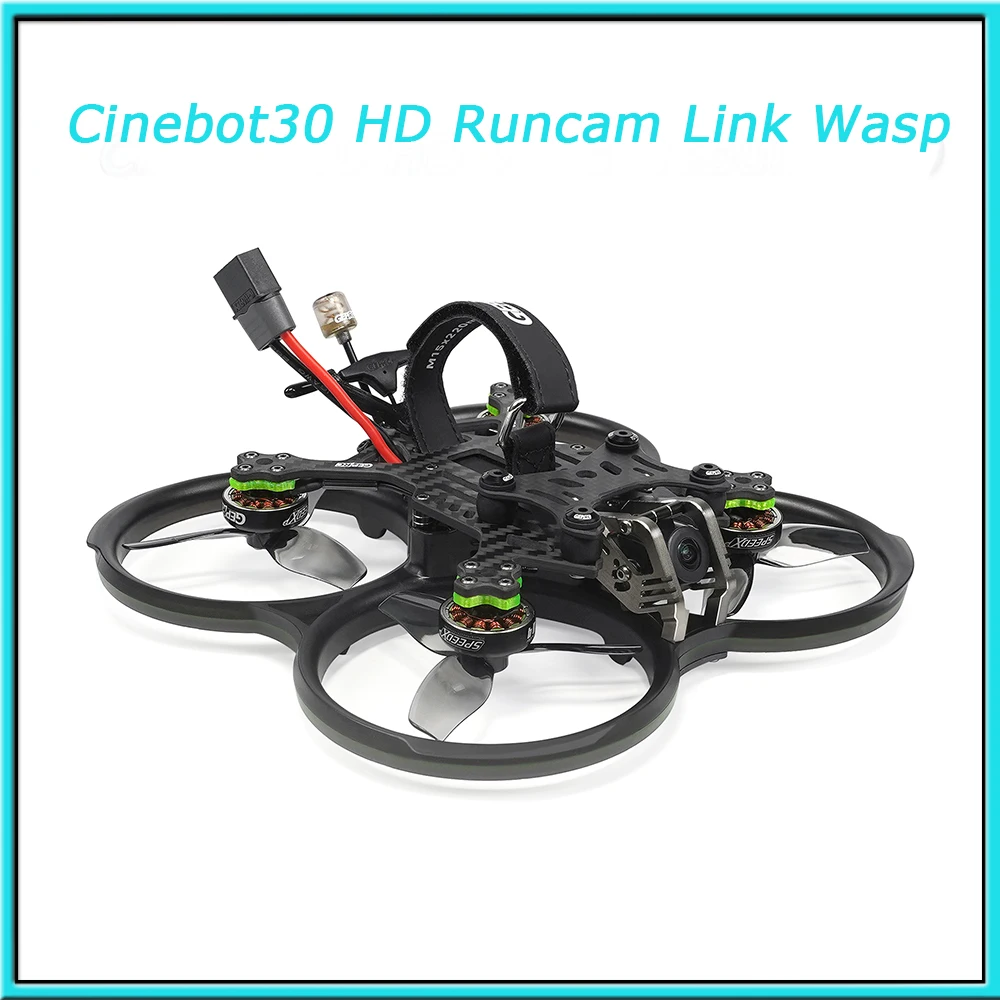 

2022 New GEPRC Cinebot30 Quadcopter HD Runcam Link Wasp FPV Drone 4S 6S with PNP, Frsky R-XSR, TBS Nano RX, ELRS 2.4G Receiver