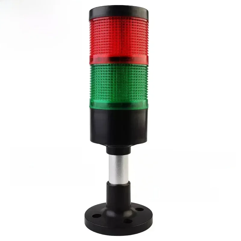 Zusen 70mm TBQ70-2T/W-D(J) 12V 24V 110V 220V Led dwupiętrowy lampa sygnałowa brzęczyk — zdjęcie 2
