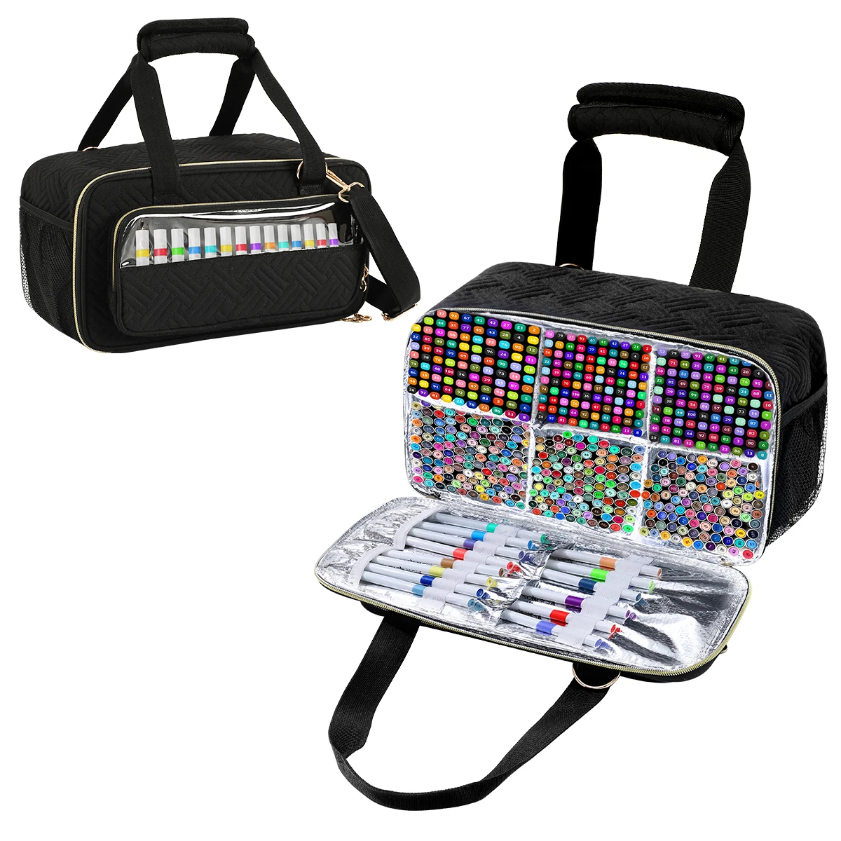 

1pc Marker Storage Bag, Art Paint Portable Outdoor Sketching Storage Pouch