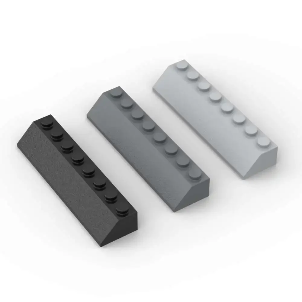 MOC-Kit de décennie s de Construction pour Enfants, Maison, Château, Toit Incliné, Briques, Paremploydos Toy, Cadeau d'Anniversaire, 10PCs, 4445, 45, 2x8