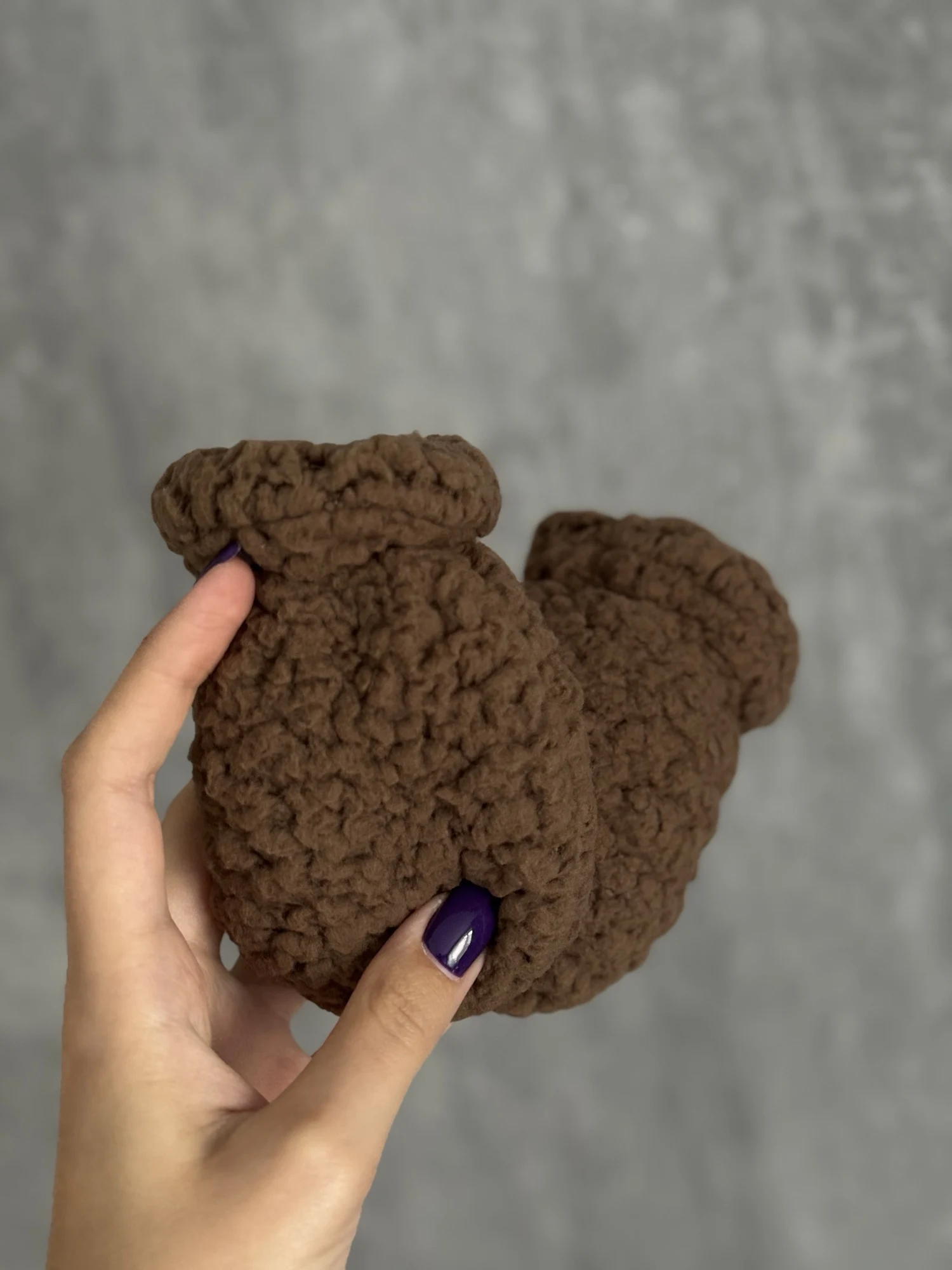 Plush Fleece Toddler Hand Warmer Gloves Winter Soft Kids Gloves Solid Thicken Baby Full Finger Mittens Newborn Gloves photo review