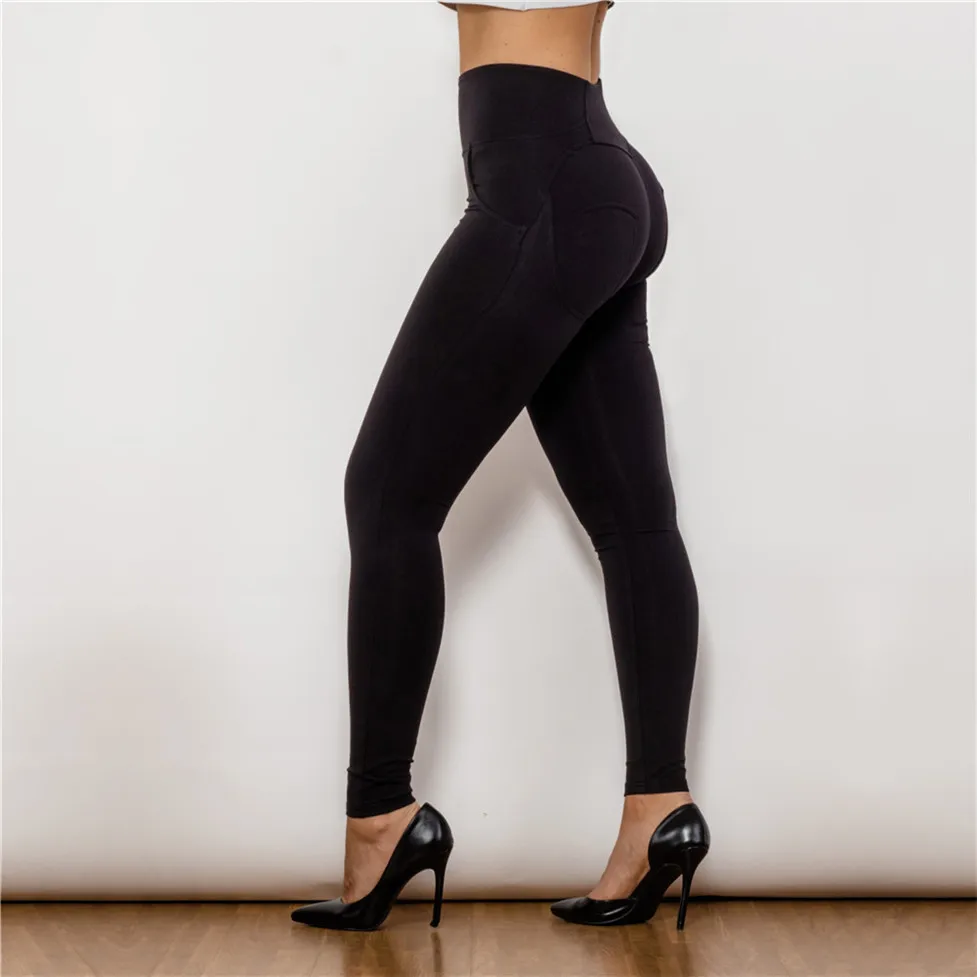 Shascullfites Push Up Leggings Zwart Hoge Taille Dames Naadloze Jeggings Zachte Dames Activewear Mode Leggings Full Length