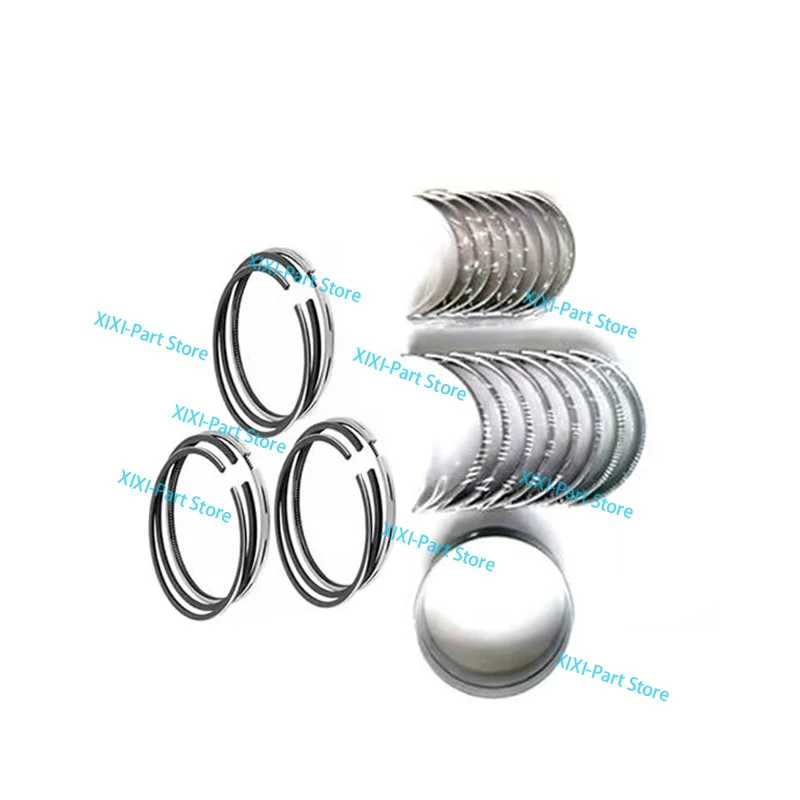 

D902 Crankshaft Main Bearing Con Rod Bearing Piston Ring For Kubota STD 72*1.5HK+1.5+3mm 3-Cylinders STD Overhaul Rebuild Kit