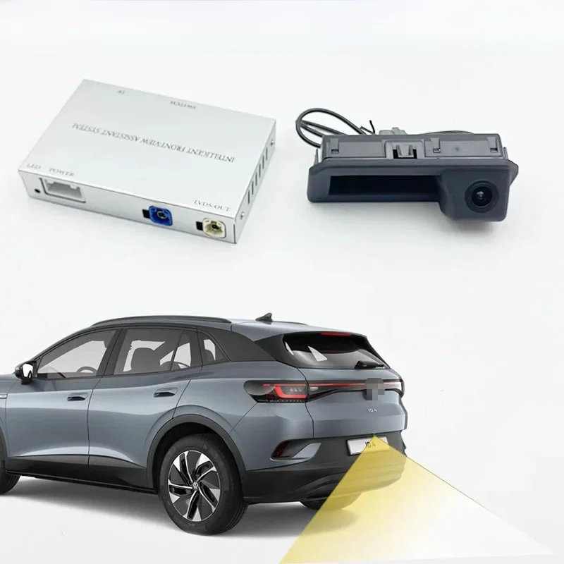 HICAMRUI Achteruitrijcamera voor VW ID4 ID.4 id5 id.5 id5 2021 2022 2023 2024 OEM Radio Plug en play zonder codering - afbeelding 2