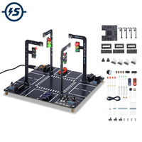 Traffic Light Simulator Kit with Sound Flashing Lights DIY Soldering Practice Kit STEM Electronics Project for Teens and Adults