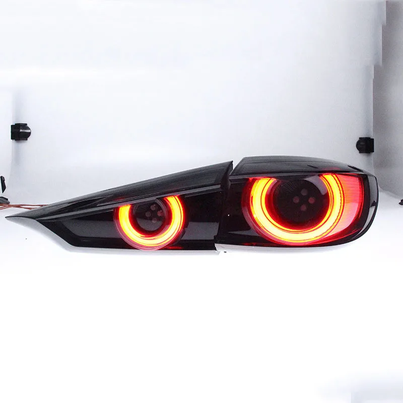 Car LED Taillight Assembly For Mazda 3 Axela Fog Brake Streamer Dynamic Turn Signal Rear Lamp Reverse Lights Tail Lamp