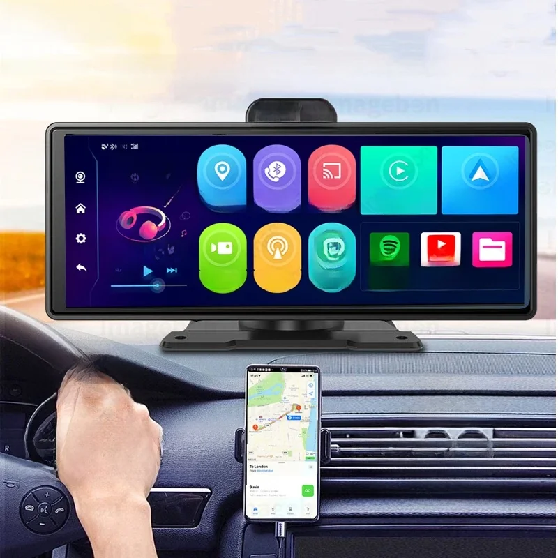 10.2 inch GPS Navigation Car DVR Camera Android 10 ADAS 4G+164G 8 Core 5G WiFi DVR GPS FM Car Monitor  Dash Cam Video Recorder