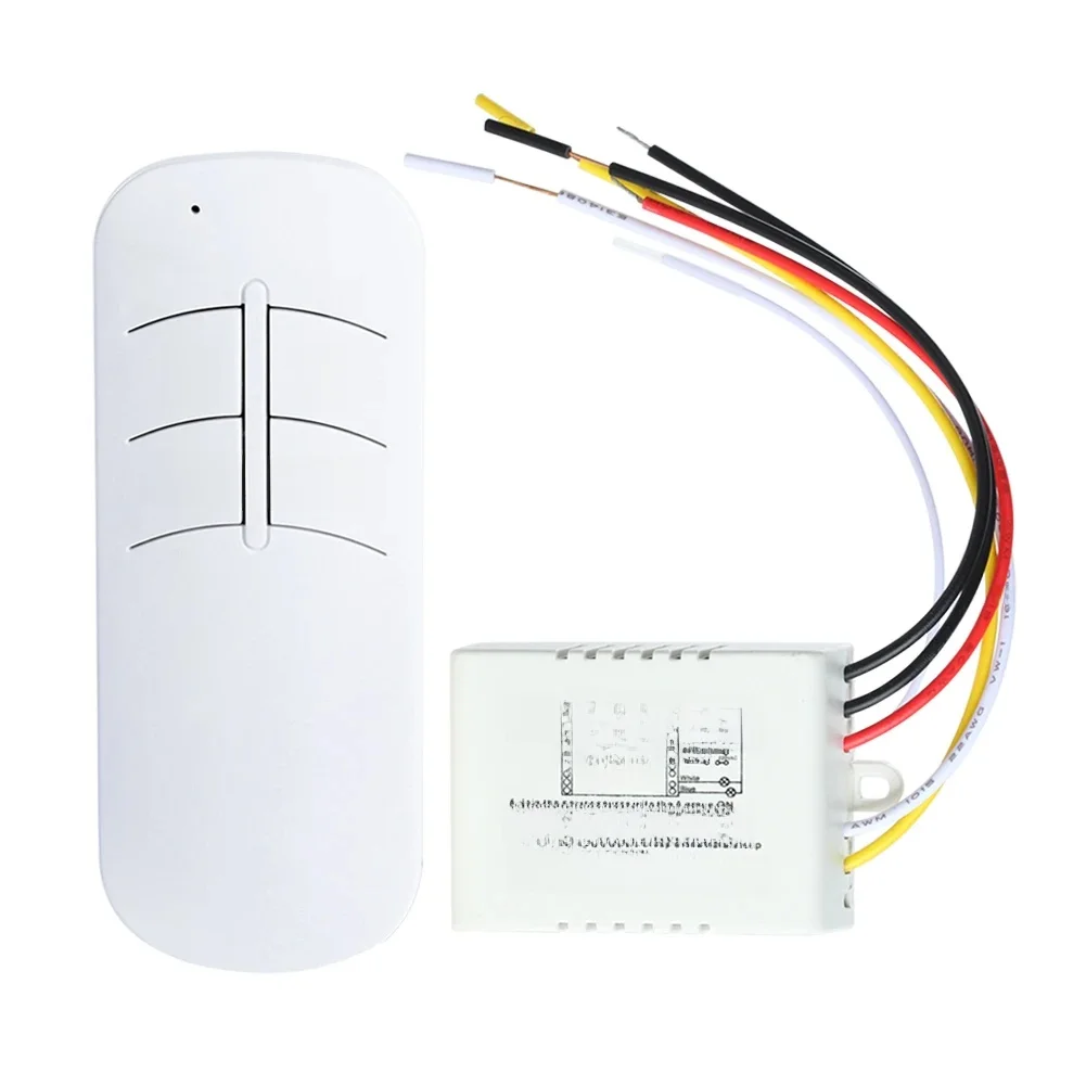 Interrupteur mural numérique sans fil, 1/2/3 ports, commande à distance ON/OFF, pour luminaire, émetteur/récepteur, 220V